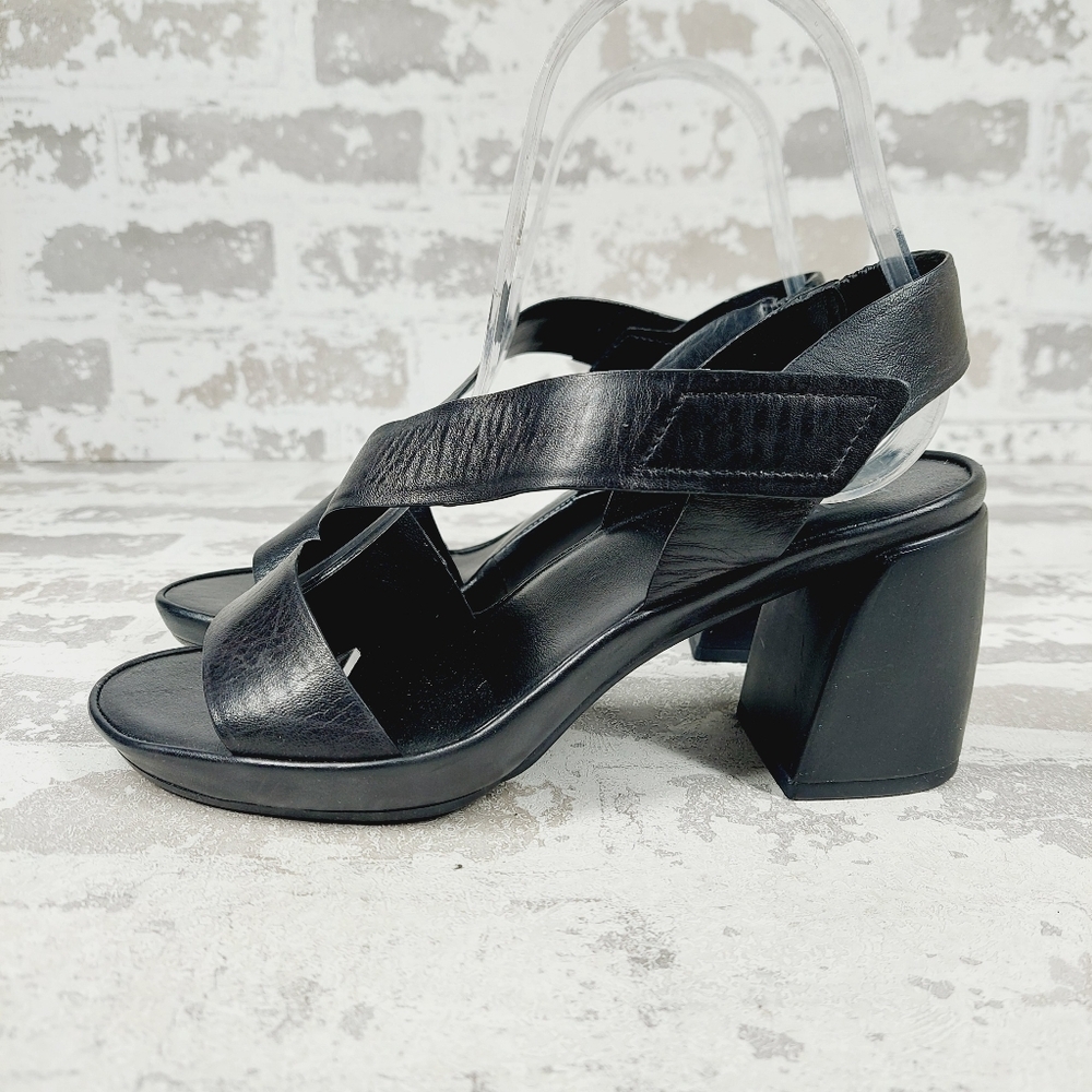 Black Strappy Women's Heels